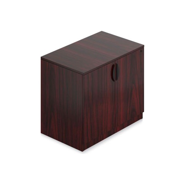 Gec Offices To Go - Storage Cabinet with Lock, 36"W x 22"D x 29-1/2"H, Mahogany SL3622SC-AML - main